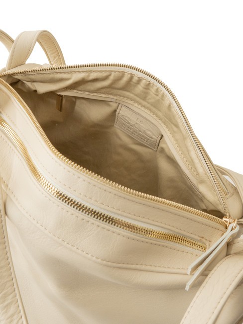 TRIO Rucksack aus Nappaleder Beige - Damentaschen