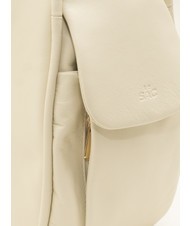 LESAC TRIO Rucksack aus Nappaleder Creme - Damentaschen - 7