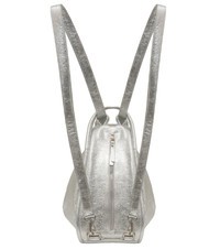 LESAC TRIO Rucksack aus Metallic-Leder Silber - Damentaschen - 2
