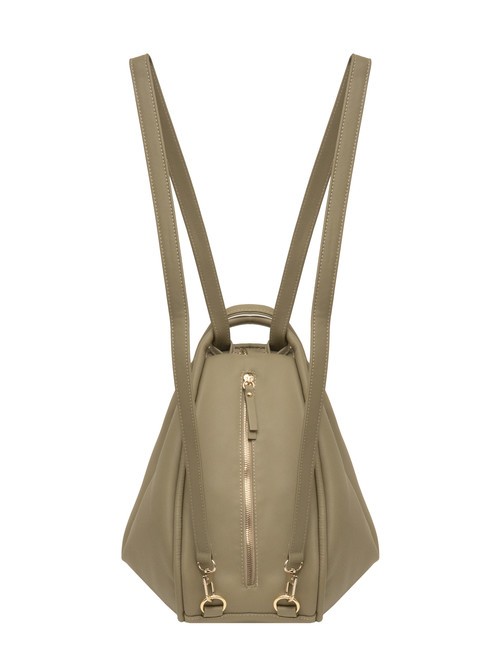 TRIO  Rucksack aus gehämmertem Leder Taube - Damentaschen