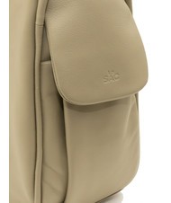 LESAC TRIO  Rucksack aus gehämmertem Leder Taube - Damentaschen - 7