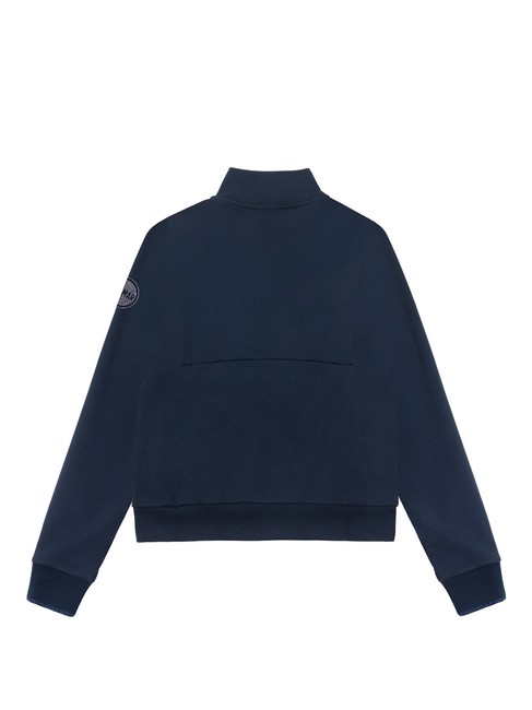 CONNECTIVE Sweatshirt mit durchgehendem Reißverschluss und Stehkragen marineblau - Sweatshirts Damen