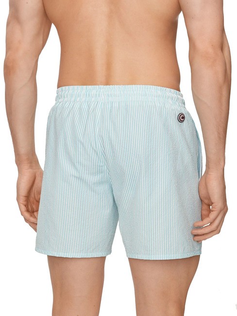 WIRE Bermuda hawaiianisch-weiß - Herrenbadehosen