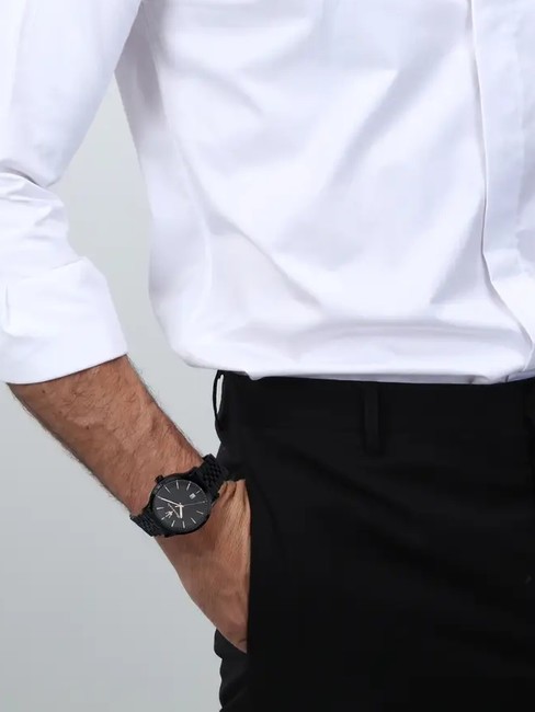 EPOCA Uhr mit Datumsanzeige Schwarz - Uhren