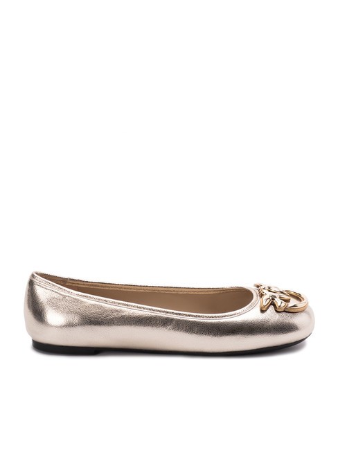 GIOIA  Ballerinas aus Leder Silber - Damenschuhe