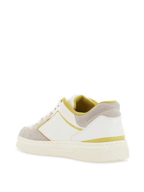 MANDY Damen-Sneaker weiß/limone - Damenschuhe