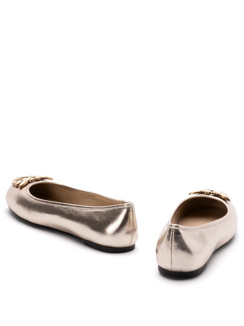 GIOIA  Ballerinas aus Leder Silber - Damenschuhe