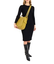 LESAC TRIO  Rucksack aus gehämmertem Leder Senf - Damentaschen - 6