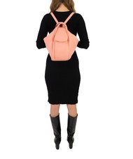 LESAC TRIO  Rucksack aus gehämmertem Leder altrosa - Damentaschen - 5