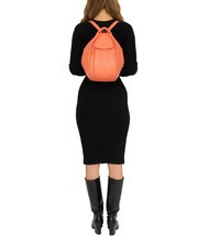 LESAC TRIO Rucksack aus Nappaleder dunkler Lachs - Damentaschen - 5