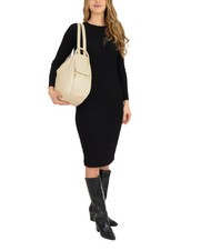 LESAC TRIO Rucksack aus Nappaleder Creme - Damentaschen - 4