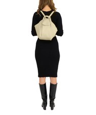 LESAC TRIO Rucksack aus Nappaleder Creme - Damentaschen - 5