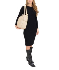 LESAC TRIO Rucksack aus Nappaleder Beige - Damentaschen - 4