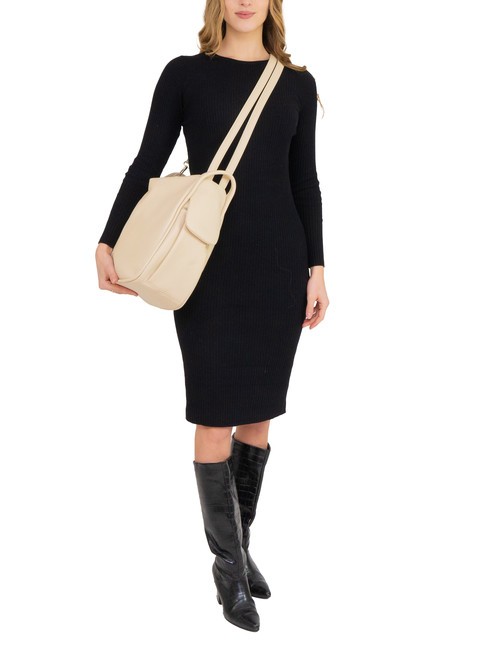 TRIO Rucksack aus Nappaleder Beige - Damentaschen