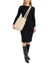 LESAC TRIO Rucksack aus Nappaleder Beige - Damentaschen - 6