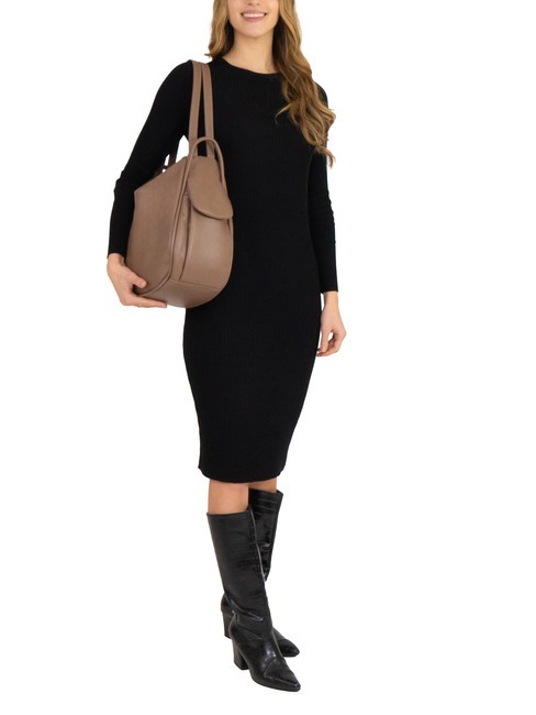 TRIO Rucksack aus Nappaleder braun - Damentaschen