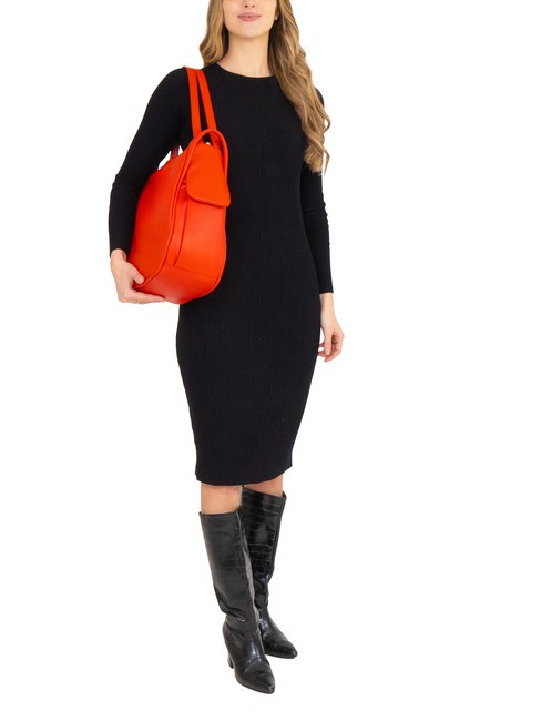 TRIO Rucksack aus Nappaleder rot30 - Damentaschen