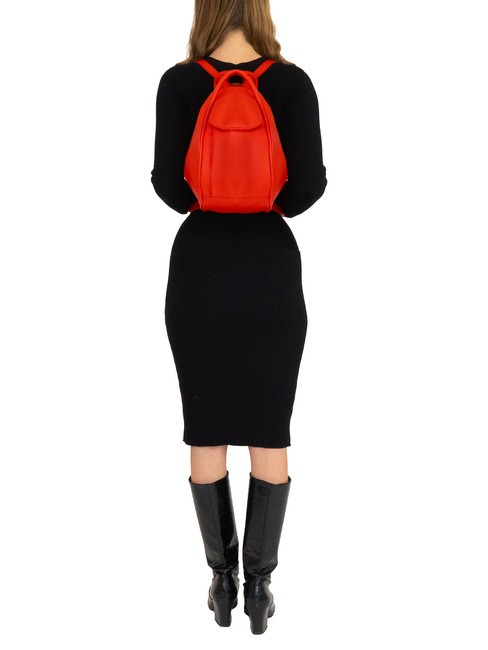 TRIO Rucksack aus Nappaleder rot30 - Damentaschen