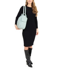 LESAC TRIO Rucksack aus Nappaleder mittleres Salbeigrün - Damentaschen - 4