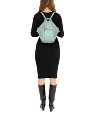 LESAC TRIO Rucksack aus Nappaleder mittleres Salbeigrün - Damentaschen - 5