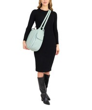 LESAC TRIO Rucksack aus Nappaleder mittleres Salbeigrün - Damentaschen - 6