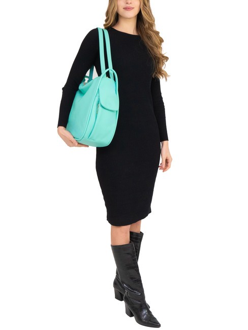 TRIO Rucksack aus Nappaleder helles Salbeigrün - Damentaschen