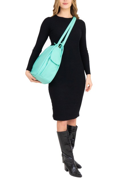 TRIO Rucksack aus Nappaleder helles Salbeigrün - Damentaschen