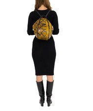 LESAC TRIO Rucksack aus St. Pythonleder braune Python - Damentaschen - 5