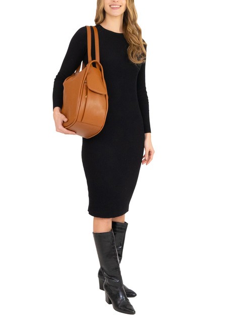 TRIO  Rucksack aus gehämmertem Leder Leder25 - Damentaschen