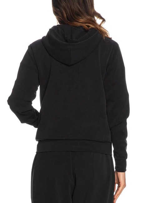 GIRLY Kapuzenpullover mit durchgehendem Reißverschluss Schwarz - Sweatshirts Damen