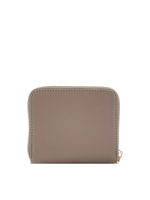 LAUREL  Mini-Geldbörse mit umlaufendem Reißverschluss dunkles Taupe - Brieftaschen Damen