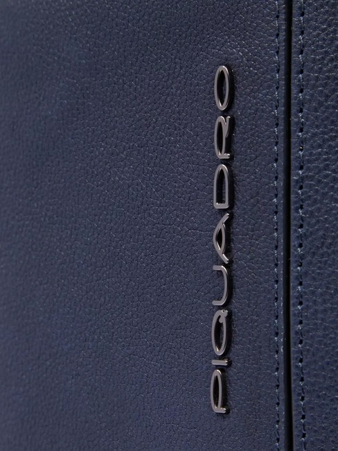 CRONUS  13-Zoll-PC-Rucksack aus Leder Blau - PC-Rucks&auml;cke
