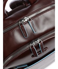 PIQUADRO Rucksack Linie BLUE SQUARE, aus Leder MAHAGONI - PC-Rucksäcke - 3