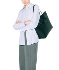 FURLA CLASSIC Shopper-Tasche aus Leder mit Andromeda-Print Schwarz - Damentaschen - 3