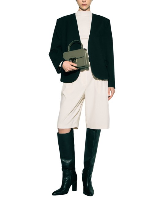 BELLA Kleine Ledertasche St. Andromeda Salbei - Damentaschen