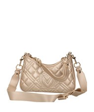LOVE MOSCHINO QUILTED LM Umhängetasche Gold - Damentaschen - 4