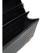 LOVE MOSCHINO CROCO Schulter-Clutch schwarzer Krokus - Damentaschen - 4