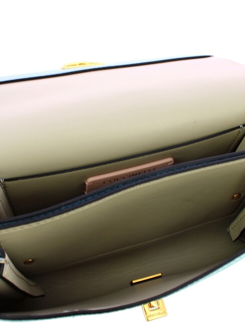 ARLETTIS  Mini-Umhängetasche aus Leder blaues aquarell - Damentaschen