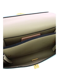 COCCINELLE ARLETTIS  Mini-Umhängetasche aus Leder blaues aquarell - Damentaschen - 4