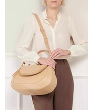 COCCINELLE SOLE Handtasche mit Schultergurt aus Leder getoastet - Damentaschen - 4