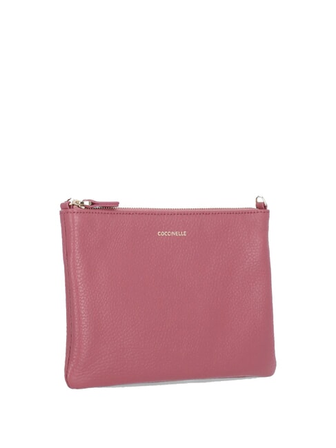 BEST CROSSBODY Minitasche aus Leder Fruchtfleisch rosa - Damentaschen