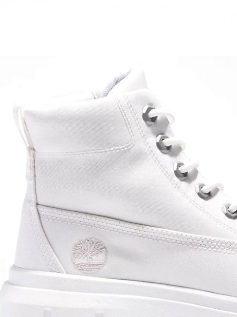 GREYFIELD Stiefeletten aus Segeltuch blanc de blanc - Damenschuhe