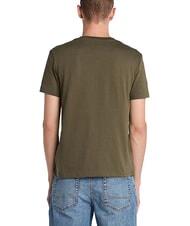 TIMBERLAND SS DUNRIVER CREW Baumwoll t-shirt Blattgrün-Kasselerde - Herren-T-Shirts - 2