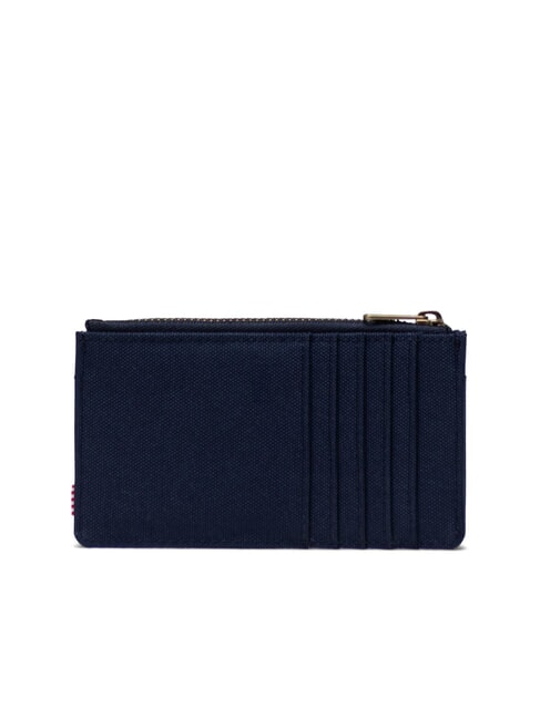 OSCAR Flaches Kartenetui mit Münzfach PFAUMANTEL / HELLBRAUN - Brieftaschen Herren