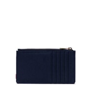 HERSCHEL OSCAR Flaches Kartenetui mit Münzfach PFAUMANTEL / HELLBRAUN - Brieftaschen Herren - 3