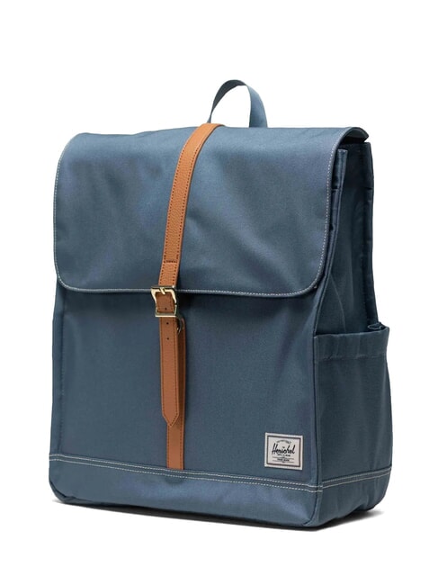 CITY New Rucksack blaue Fata Morgana/wei&szlig;er Stich - Rucks&auml;cke f&uuml;r Schule &amp; Freizeit