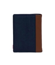 HERSCHEL GORDON Vertikale Geldbörse Marine/Hellbraun - Brieftaschen Herren - 3