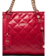 LIUJO KATE Gesteppte Tasche mit Kettengriffen Pompejanisches Rot - Damentaschen - 4