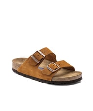 BIRKENSTOCK ARIZONA Wildleder-Slipper-Sandale Nerz - Schuhe Unisex - 3