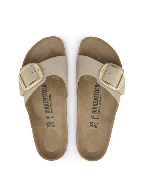 MADRID BIG BUCKLE Slipper aus Nubukleder Sandburg - Damenschuhe